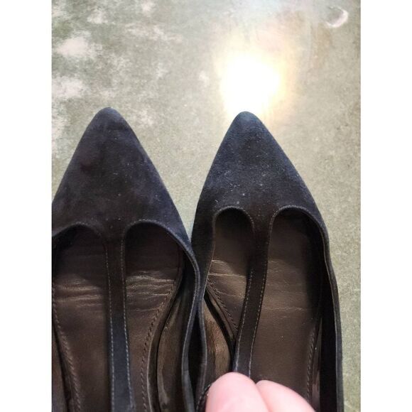 TORY BURCH Ashton black patent T-strap flat shoes sz 8 - Picture 6 of 6